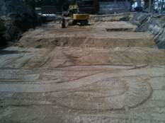 Die Sandplatte ist fertig Die Sandplatte ist fertig